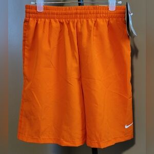 Nike Boys Bright Orange Athletic Shorts